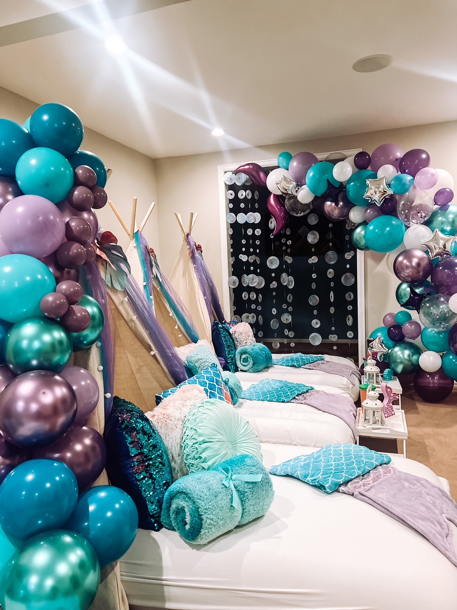 Mermaid Sleepover Teepee Tents