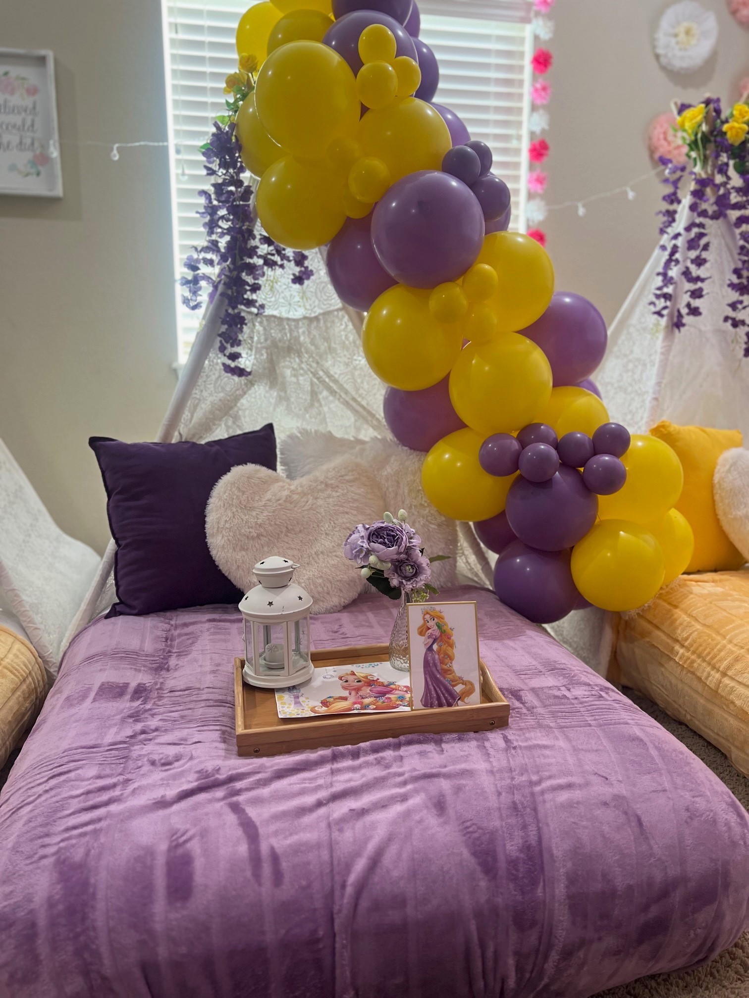 Rapunzel Themed Sleepover